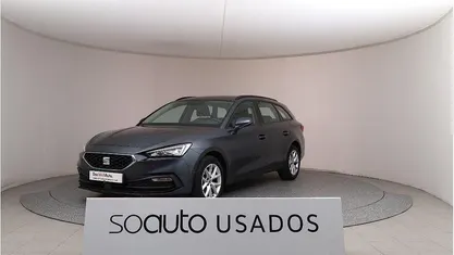 Usado Seat Leon ST 115 HP (84 kW) 2021 Cinzento Carrinha