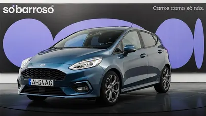 Azul Usado 2021 Ford Fiesta ST-Line Citadino | € 14.490 (Preço justo)