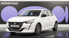 Branco Usado 2022 Peugeot 208 Active Citadino | € 16.490 (Preço justo)