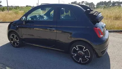 Preto Usado 2017 Fiat 500 Cabrios | € 9.650 (Preço justo)