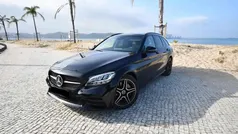 Preto Usado 2021 Mercedes C300 AMG line Carrinha | € 28.990 (Bom preço)