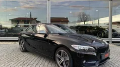Preto Usado 2015 BMW 218 Sport Line Coupé | € 21.500 (Bom preço)