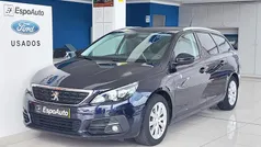Azul Usado 2019 Peugeot 308 Style Carrinha | € 11.990 (Bom preço)