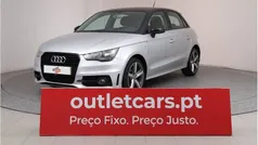 Cinzento claro metalizado Usado 2013 Audi A1 Sportback S-Line Citadino | € 13.950 (Preço justo)