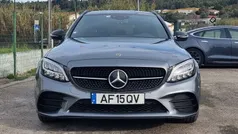 Cinza Usado 2021 Mercedes C300 AMG line Carrinha | € 33.490 (Preço justo)