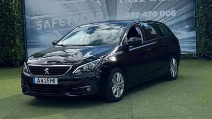 Preto Usado 2018 Peugeot 308 SW Carrinha | € 14.500 (Preço justo)
