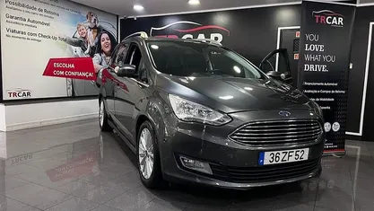 Cinza Usado 2016 Ford C-MAX Titanium Monovolume | € 11.990 (Preço justo)