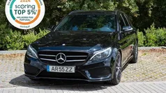 Preto Usado 2015 Mercedes C250 AMG line Carrinha | € 23.990 (Preço justo)