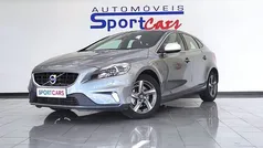 Cinzento (metalizado) Usado 2015 Volvo V40 R-Design Carrinha | € 13.450 (Preço justo)