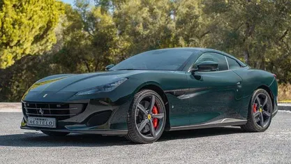 Usado Ferrari Portofino 600 HP (441 kW) 2020 Verde Cabrios