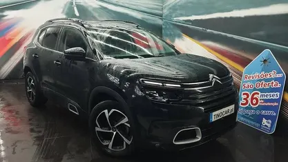 Preto Usado 2019 Citroën C5 Aircross SUV | € 17.699 (Preço justo)