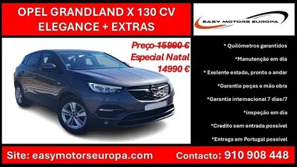 Cinzento Usado 2020 Opel Grandland X SUV | € 14.990 (Preço justo)