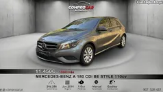 Cinza Usado 2014 Mercedes A180 Style Citadino | € 11.450 (Bom preço)
