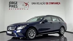 Azul Usado 2020 Mercedes C200 Business | € 26.990 (Bom preço)