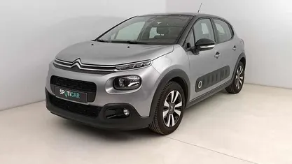 Cinzento Usado 2019 Citroën C3 Feel Citadino | € 11.750 (Preço justo)