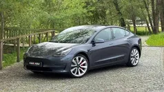 Cinza Usado 2021 Tesla Model 3 Performance Sedan | € 33.990 (Preço justo)