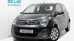 Cinza Usado 2021 Citroën C1 Feel Citadino | € 9.740 (Preço justo)
