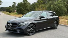 Preto Usado 2021 Mercedes C300 AMG line Carrinha | € 32.900 (Preço justo)