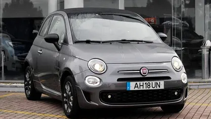 Cinzento Usado 2021 Fiat 500C Cabrios | € 11.990 (Preço justo)