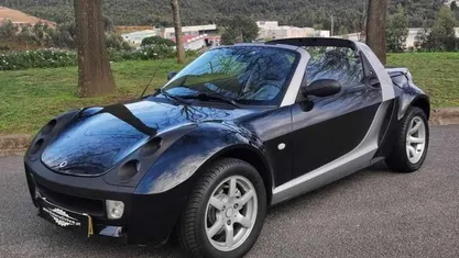 Preto (metalizado) Usado 2004 Smart Roadster Cabrios | € 6.900 (Preço justo)