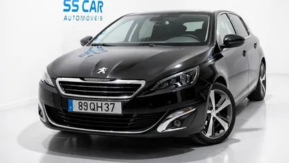 Usado Peugeot 308 Allure 130 HP (95 kW) 2015 Preto