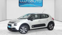Cinza Usado 2017 Citroën C3 PureTech Citadino | € 8.900 (Bom preço)