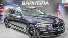 Azul escuro Usado 2017 BMW 520 Sport Line Carrinha | € 25.900 (Preço justo)