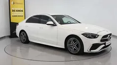Branco Usado 2022 Mercedes C300 AMG line Sedan | € 46.980 (Preço justo)