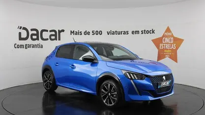 Usado Peugeot e-208 GT 100 kW (136 HP) 2021 Azul Citadino