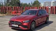 Vermelho Usado 2022 Mercedes C300 AMG line Carrinha | € 37.990 (Super Preço)