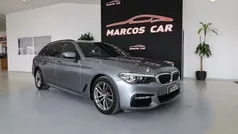 Cinza Usado 2018 BMW 520 Luxury Line Carrinha | € 30.900 (Preço justo)