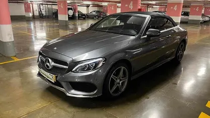 Usado Mercedes C250 204 HP (150 kW) 2016 Cinzento Cabrios