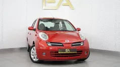 Vermelho Usado 2007 Nissan Micra Acenta Citadino | € 4.980 (Preço elevado)