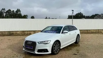 Branco pérola Usado 2018 Audi A6 S-Line Carrinha | € 26.000 (Preço justo)