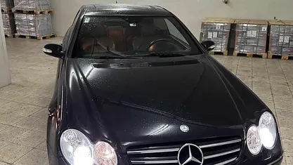 Usado Mercedes CLK220 150 HP (110 kW) 2007 Preto Coupé