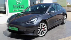 Cinzento Usado 2021 Tesla Model 3 Long Range Sedan | € 27.900 (Bom preço)