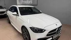 Branco Usado 2022 Mercedes C220 AMG line Carrinha | € 37.990 (Preço justo)