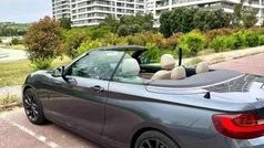 Cinzento Usado 2016 BMW 218 Cabrios | € 19.490 (Preço justo)