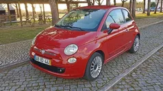 Vermelho Usado 2009 Fiat 500 Pop Citadino | € 5.950 (Preço justo)