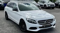 Branco Usado 2017 Mercedes C180 AMG line Carrinha | € 17.990 (Preço justo)