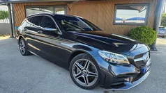 Cinza Usado 2021 Mercedes C300 AMG line Carrinha | € 36.500 (Preço justo)