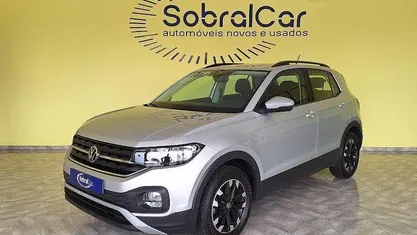 Cinzento Usado 2021 VW T-Cross Life SUV | € 18.000 (Preço justo)