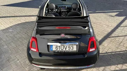 Preto Usado 2017 Fiat 500C Cabrios | € 11.900 (Preço justo)