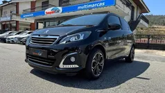 Preto Usado 2021 Peugeot 108 Style Citadino | € 10.990 (Preço justo)