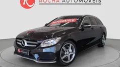 Preto Usado 2015 Mercedes C180 AMG line Carrinha | € 17.990 (Super Preço)