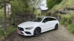 Branco Usado 2020 Mercedes CLA250e Shooting Brake AMG line Carrinha | € 28.500 (Preço justo)