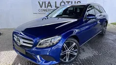 Azul Usado 2020 Mercedes C300e Sedan | € 28.499 (Preço justo)