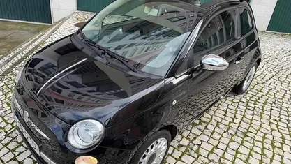 Preto Usado 2014 Fiat 500C Lounge Cabrios | € 11.900 (Preço justo)