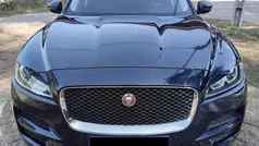 Azul Usado 2018 Jaguar F-Pace Prestige SUV | € 22.999 (Preço justo)