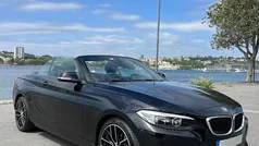 Preto Usado 2016 BMW 218 Cabrios | € 20.800 (Bom preço)